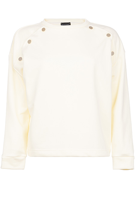 Ženski duks dugih rukava sa ukrasnim dugmićima Tiffany Production